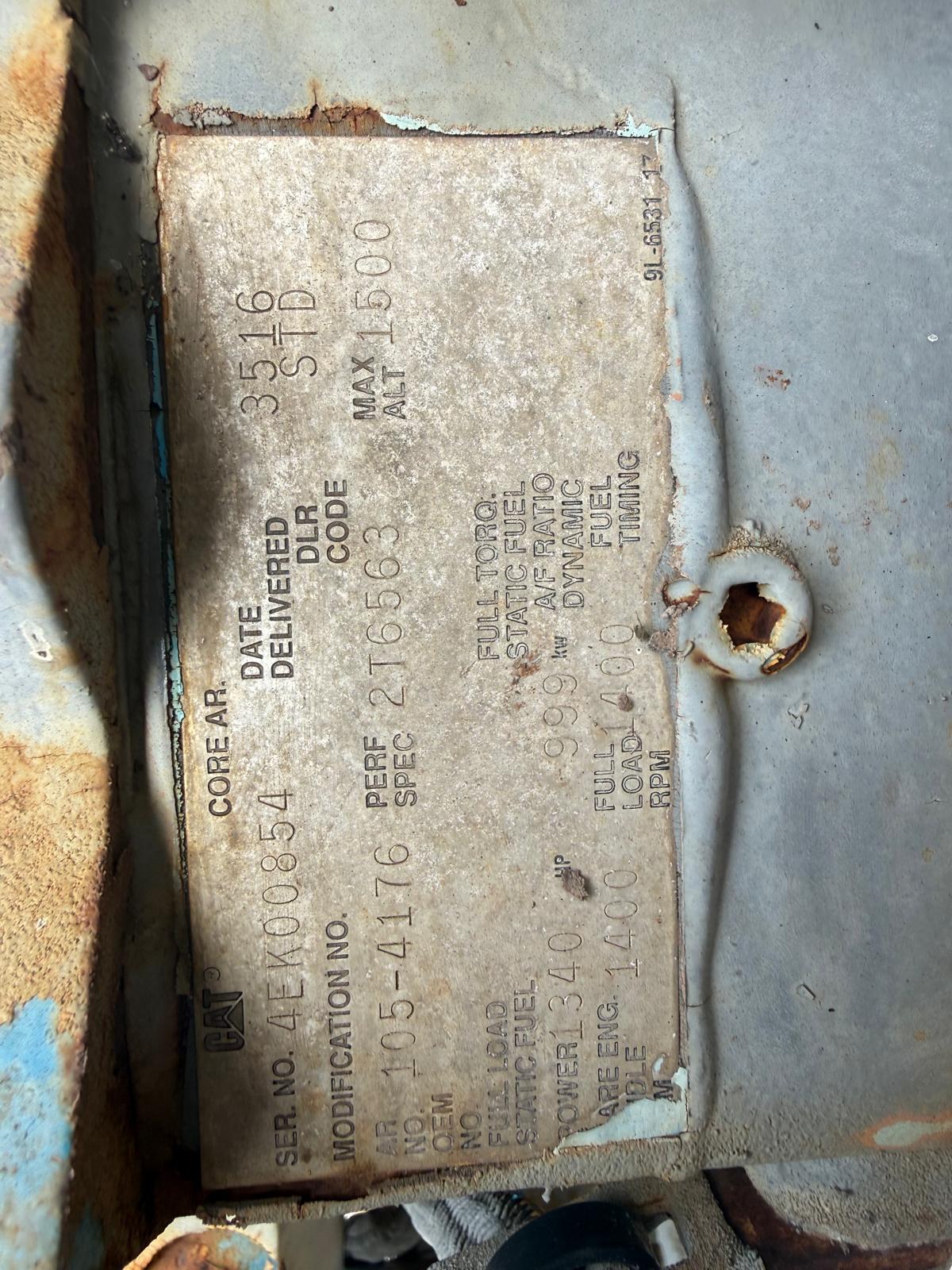 CAT 3516 4EK - 5