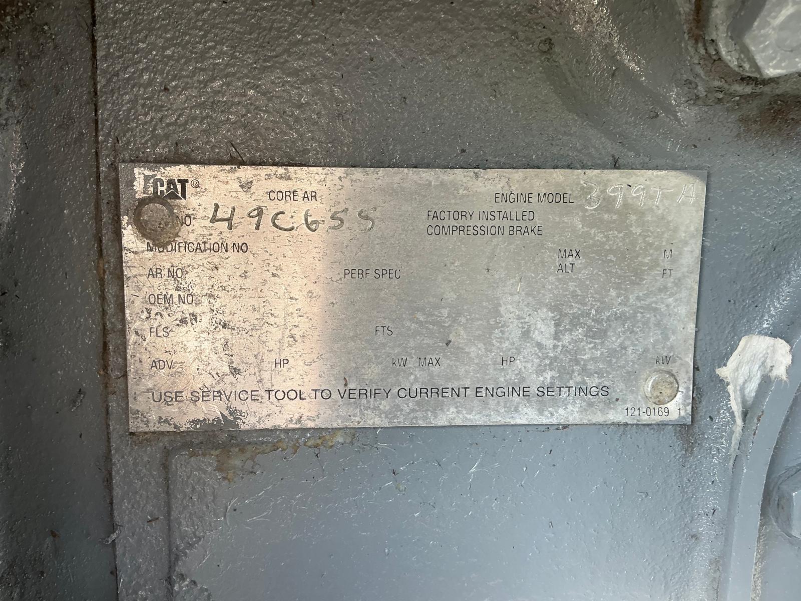 CAT 399TA - 2