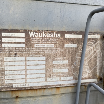 Waukesha 2895 GSI Gemini D502 Natural Gas 2 stage compressor - 5