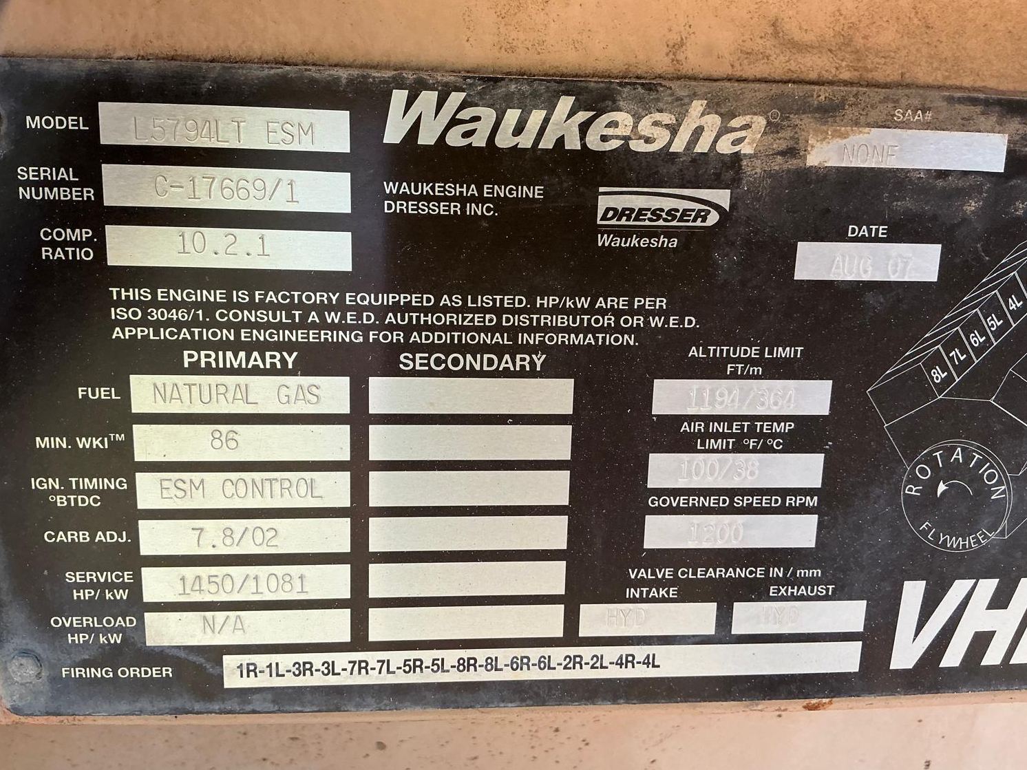 Waukesha L5794LT ESM - 10