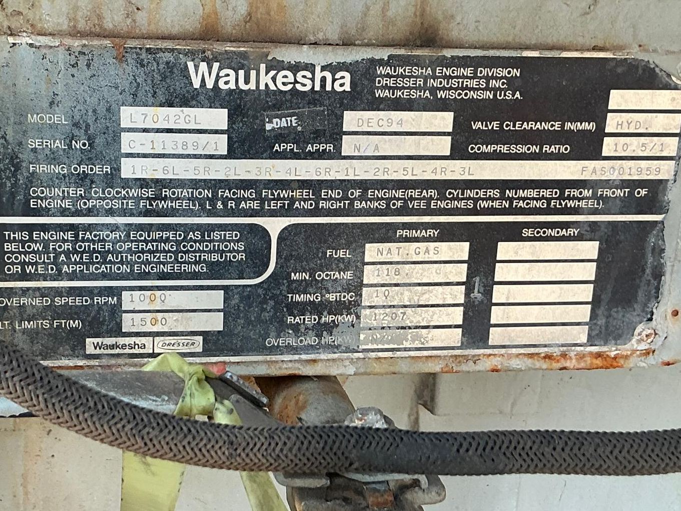 Waukesha L7042GL - 5