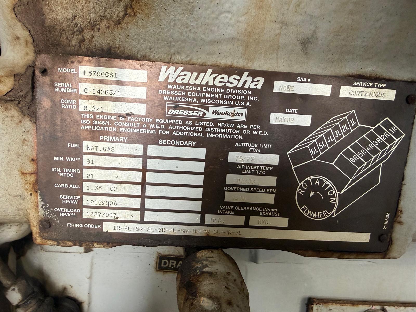 Waukesha L5790GSI - 5